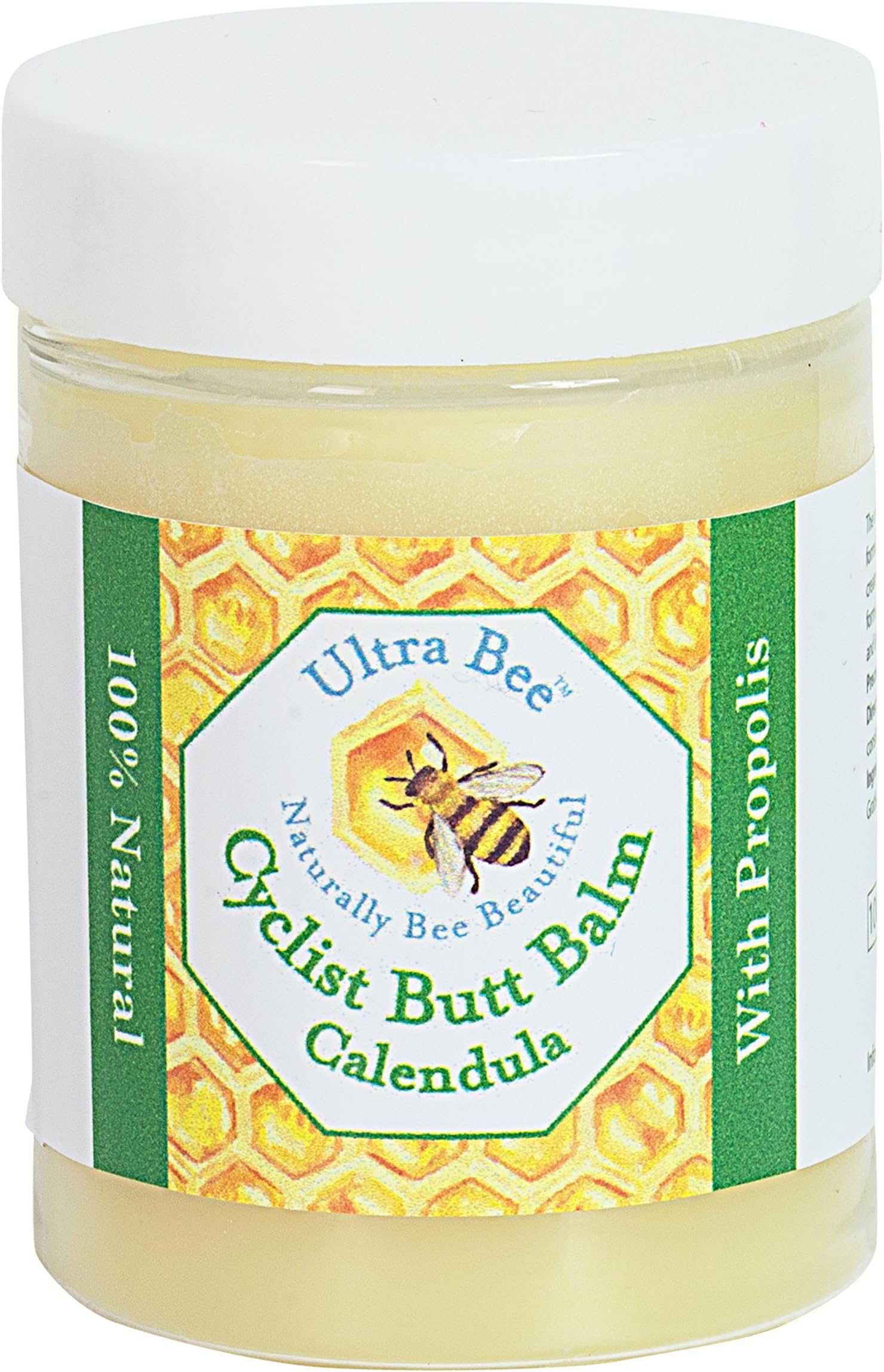 100% Natural Cyclist Chamois, Anti Chafing, Anti Friction Cream Balm Propolis, Honey & Calendula 100ml