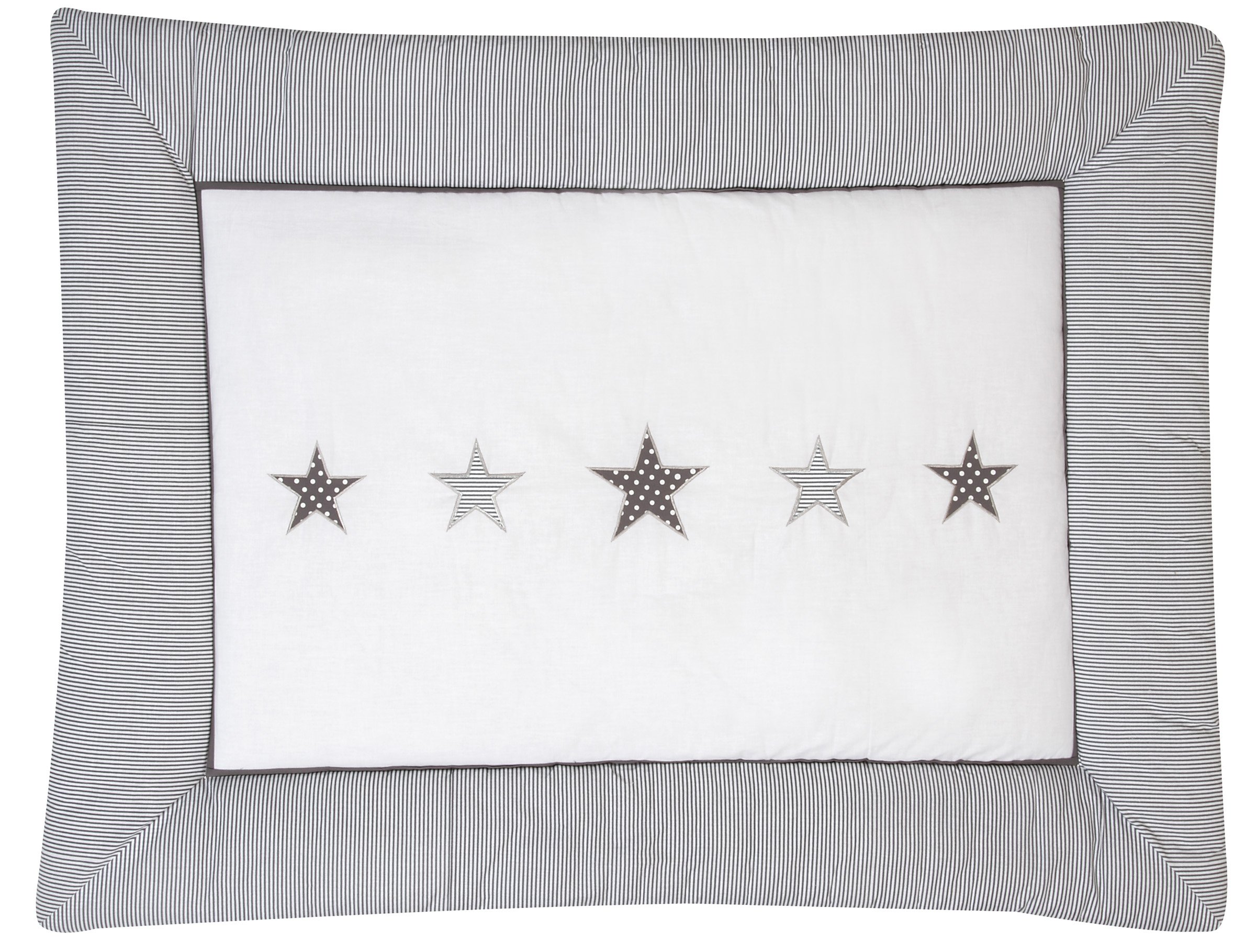 Schardt Embroidery Play Rug (100 x 135 cm, Grey)
