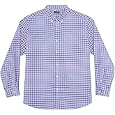 Big and Tall Oxford Dress Shirt for Men Button Down Shirts Long Sleeve Casual Shirt from XXL(T) to 6XL(T)