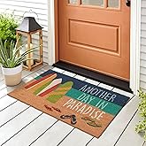 Liora Manne Natura Doormat Non-Slip Natural Fiber Outdoor Mat-Transitional, Coastal, Beach, Contemporary, Beach Paradise Naut