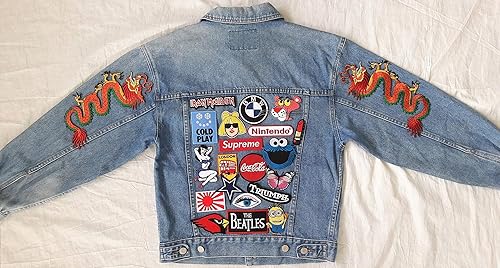 supreme patch denim jacket