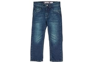 CULTURA Baby Boys Toddler Jeans, Elastic Waist Slim Wash Basic Stretch Denim Pants Jeans for Boys