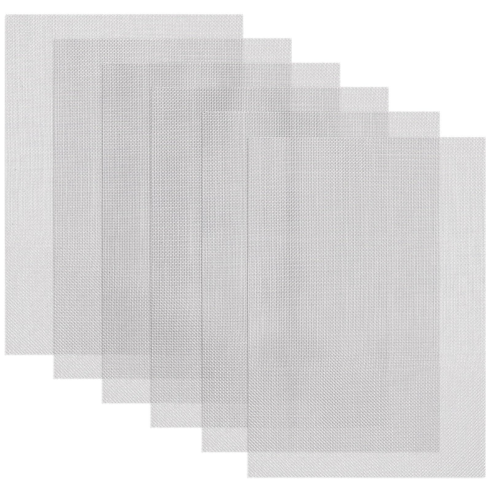 Photo 1 of 304 Stainless Steel Wire Mesh Screen, 6 Pack 11.8 x 8.2 inch Metal Mesh Screen for DIY Projects, Cages, Vents, Garden, Window Screens, and Filter Mesh
