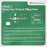 Fluidmaster B610 WC Fill Valve Side Entry Low Pressure Quiet Fast Fill view 5