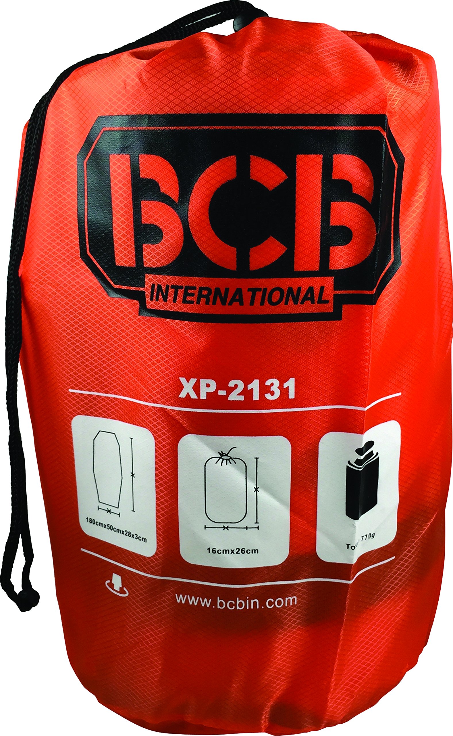 BCB Unisex Outdoor Inflatable Mattress available in Orange - Single