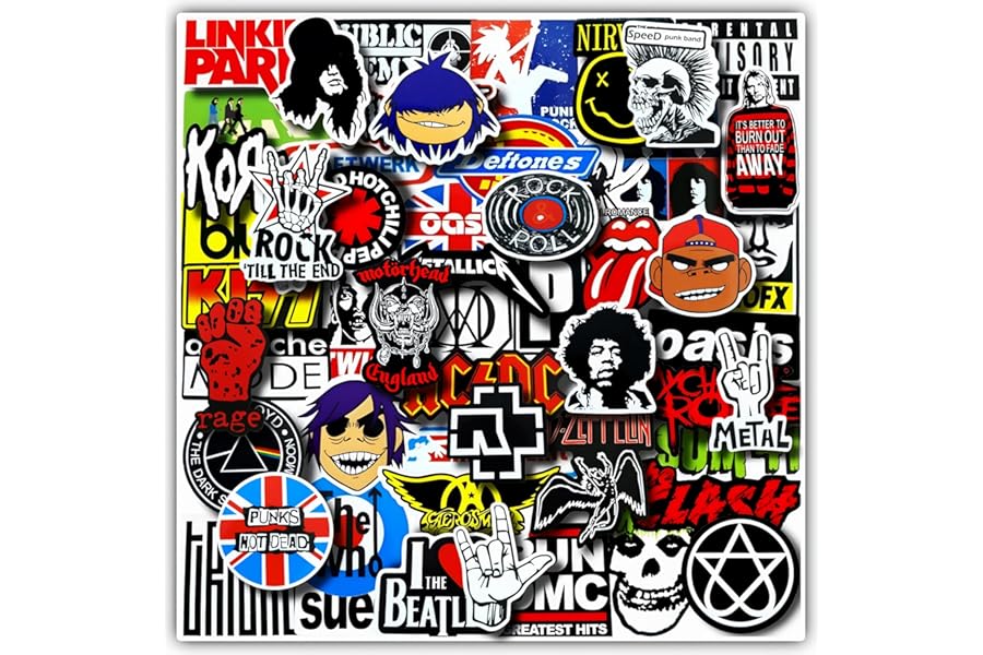 Best Waterproof Rock Band Music Stickers for 2026