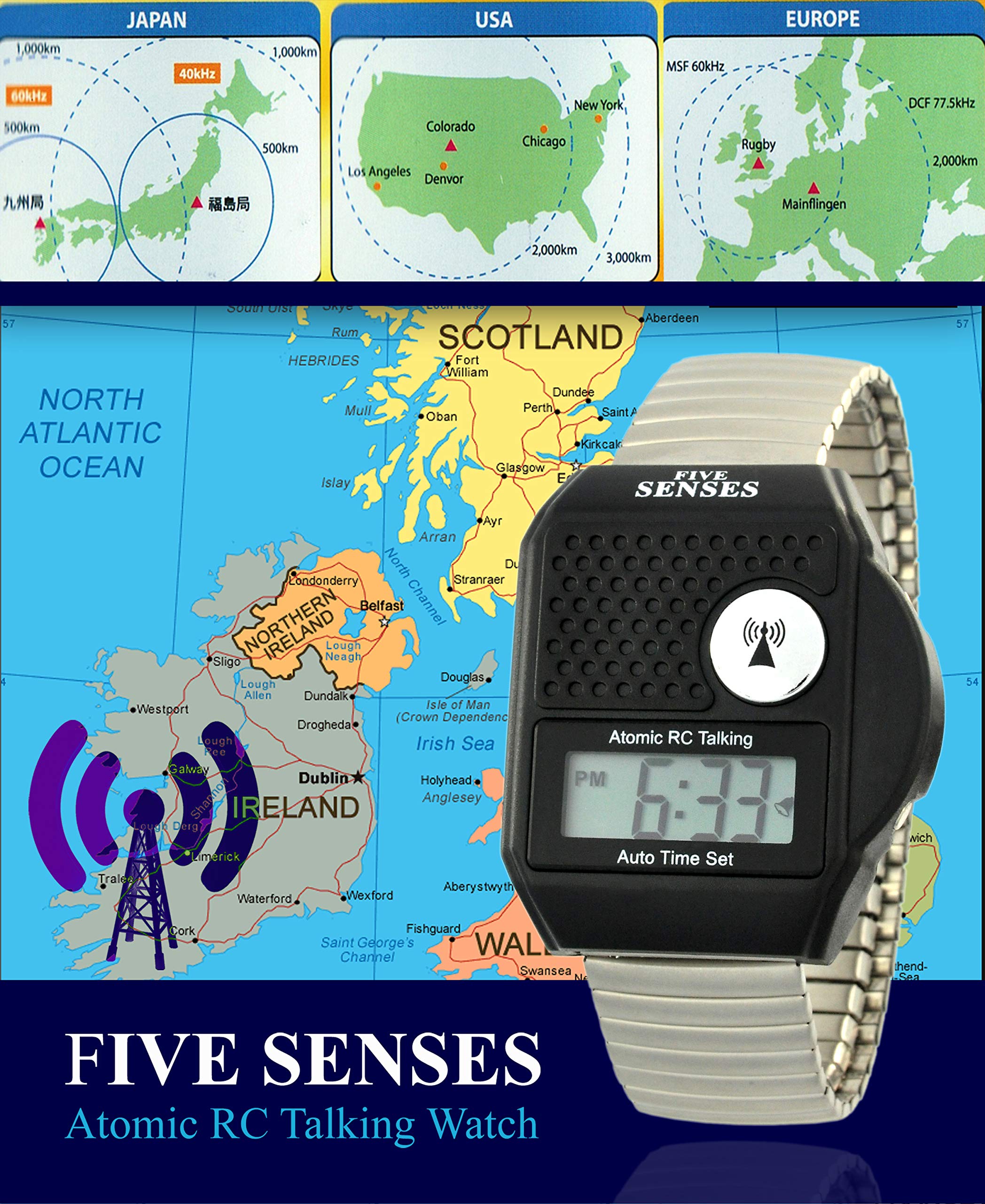 Mua Atomic top Button English Talking Watch for Seniors Men Women