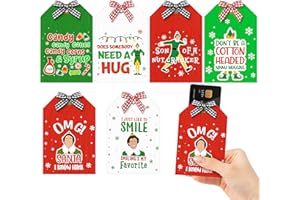 9tilight Christmas Gift Card Holders - 12Pcs Wooden Christmas Money and Gift Card Sleeves Funny Money Sleeve Holder Ornament for Xmas Tree Winter Holiday Decoration Supplies