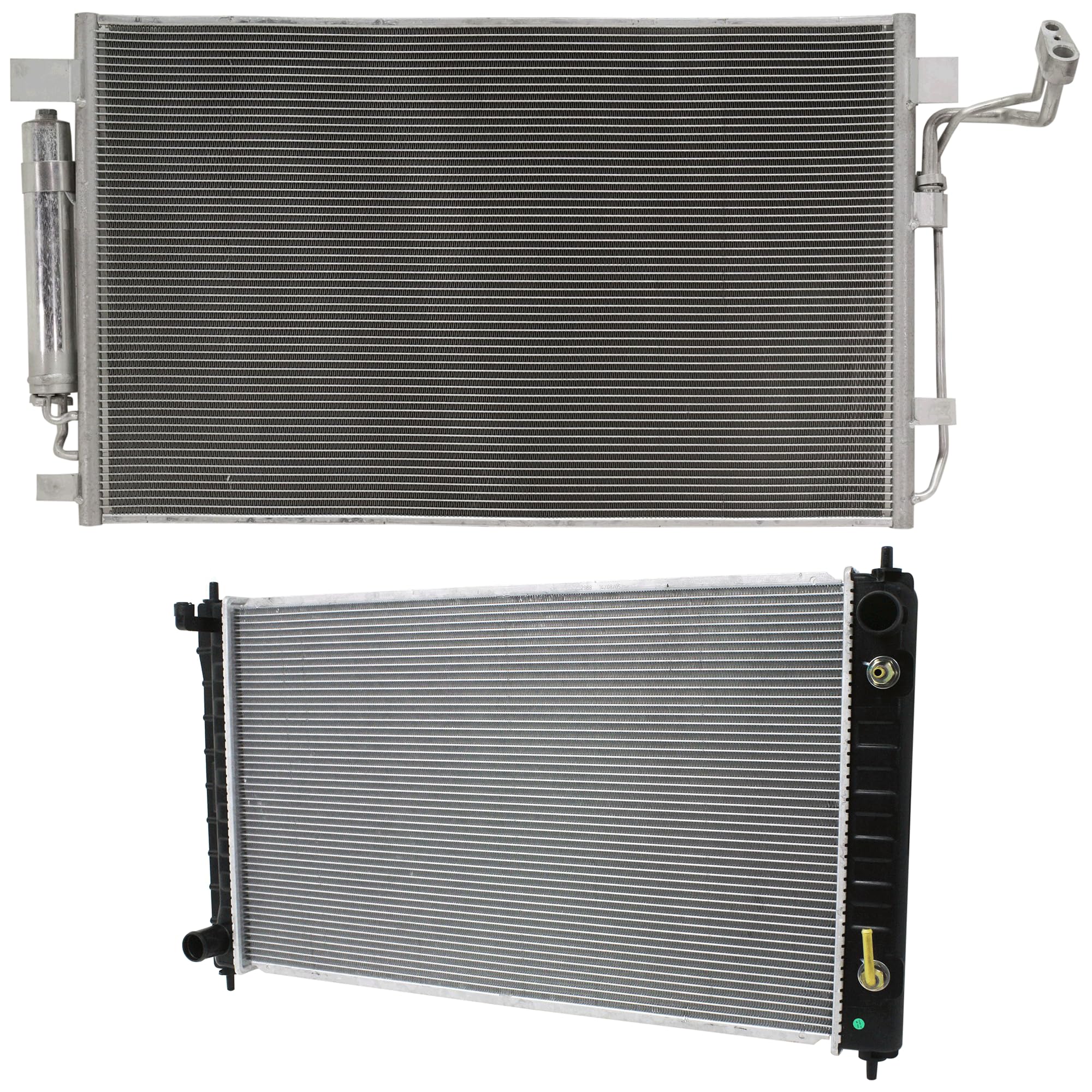 Garage-Pro Kit (1) A/C Condenser and (1) Radiator