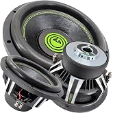 Gravity Warzone 12 Inch 3000W Car Audio Subwoofer, 4 Ohm Dual Voice Coil DVC, Competition Pressed Paper Cone, High Roll Foam Surround, Single