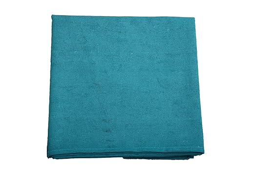 Casement Bed Sheet | Hotel and Hospital Bed Sheet | Single Side Soft Cotton Bed Sheet | Bed Sheets for Signal Bed (Green, 55 x 90)