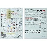 Green Stuff World for Models &amp; Miniatures Waterslide Decals - Tactical Numbers and Pinups 2040