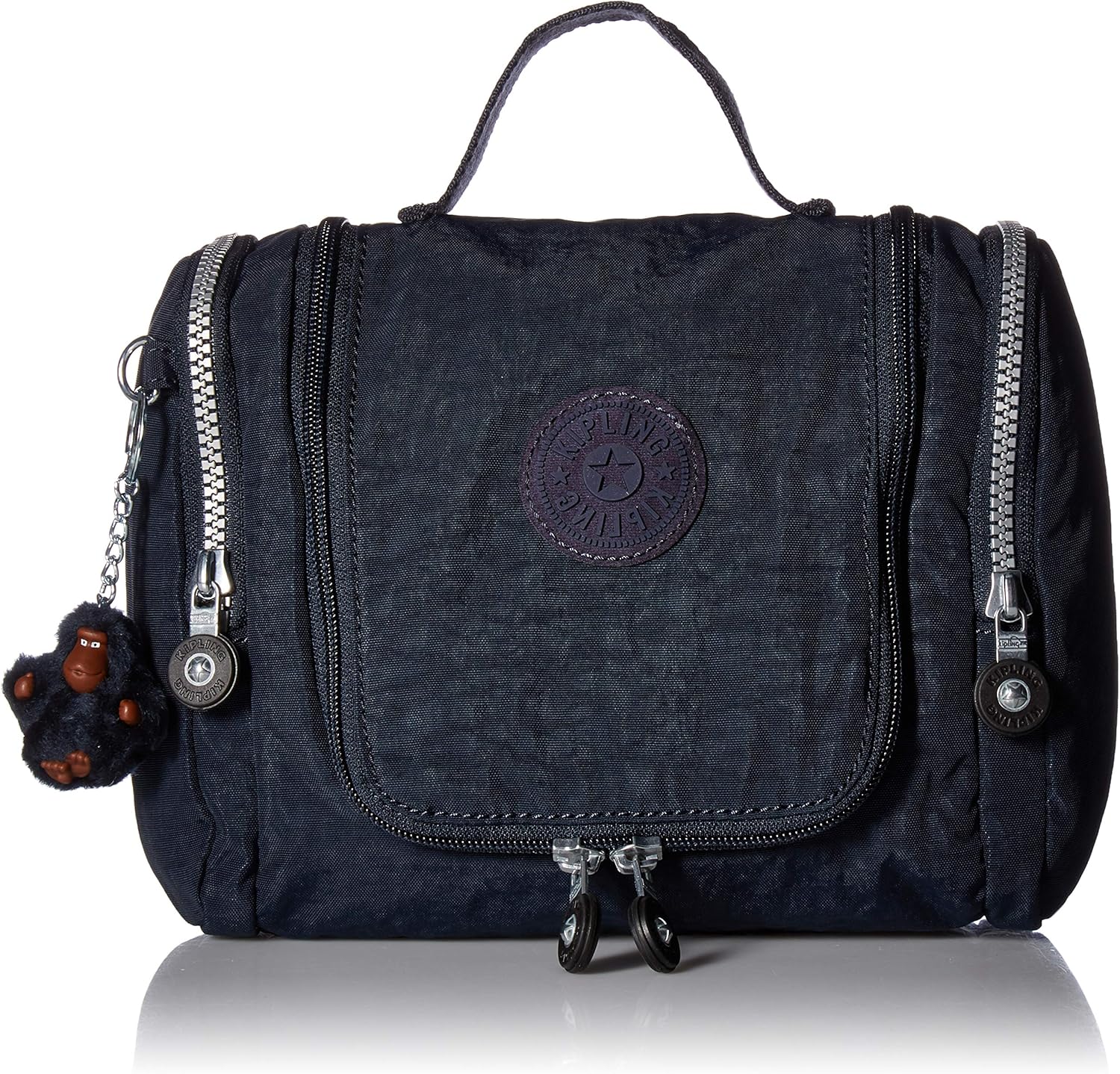 Kipling Women's Connie Solid Hanging Toiletry Bag, True Blue, One Size