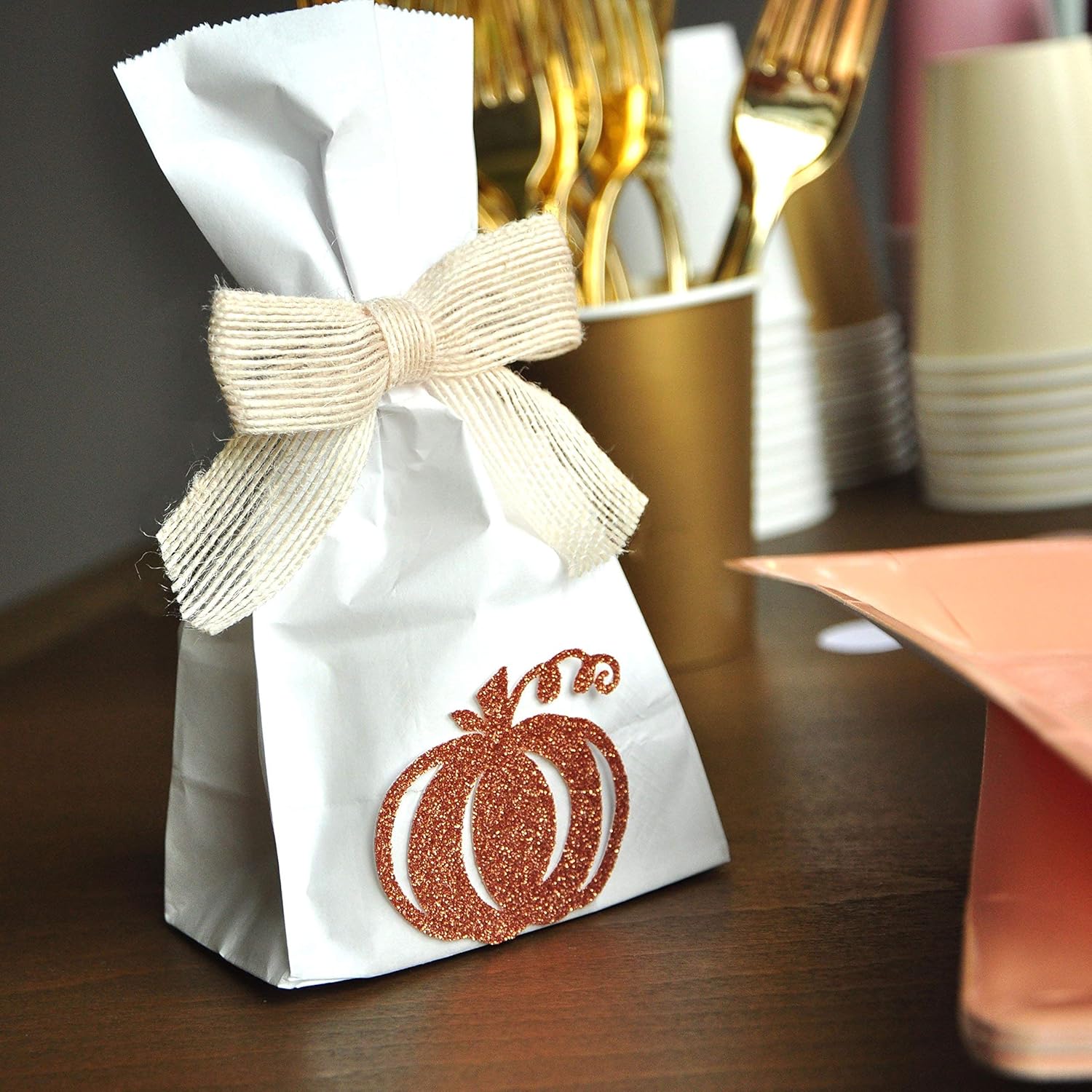 pumpkin baby shower favors
