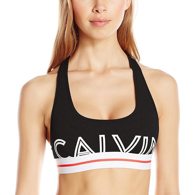calvin klein modern cotton logo bralette