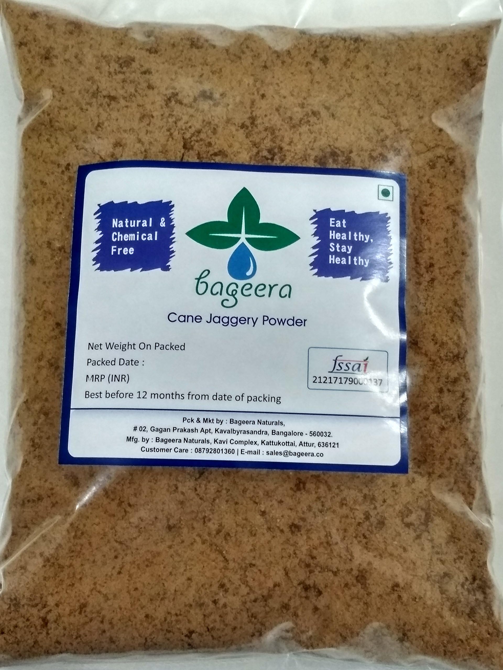 Cane Jaggery Powder 1 Kg (35.27 oz)