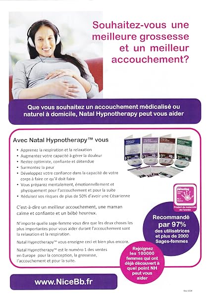 Cd Auto Hypnose Musique De Relaxation Durant Laccouchement - 