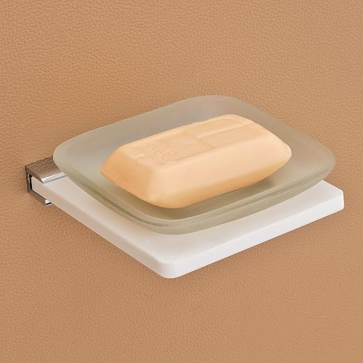 Plantex Opulux 8 mm Acrylic Single Soap Dish/Soap Stand