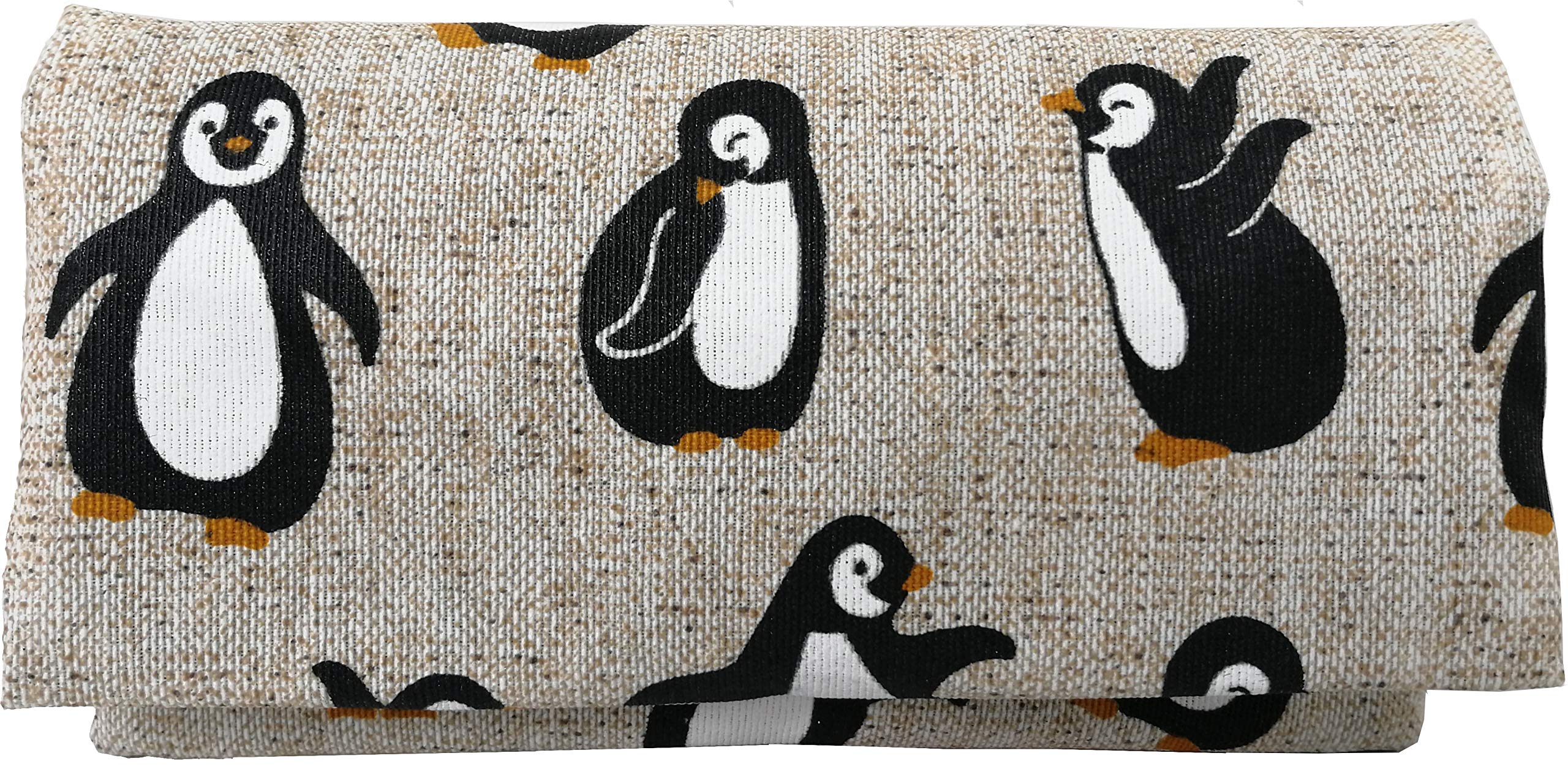 Plan B, Rolling Tobacco Cigarette Case, Ýolo Penguin, 17 x 8.5 cm, 50 g, with EVA Rubber Bag, Beige with Print