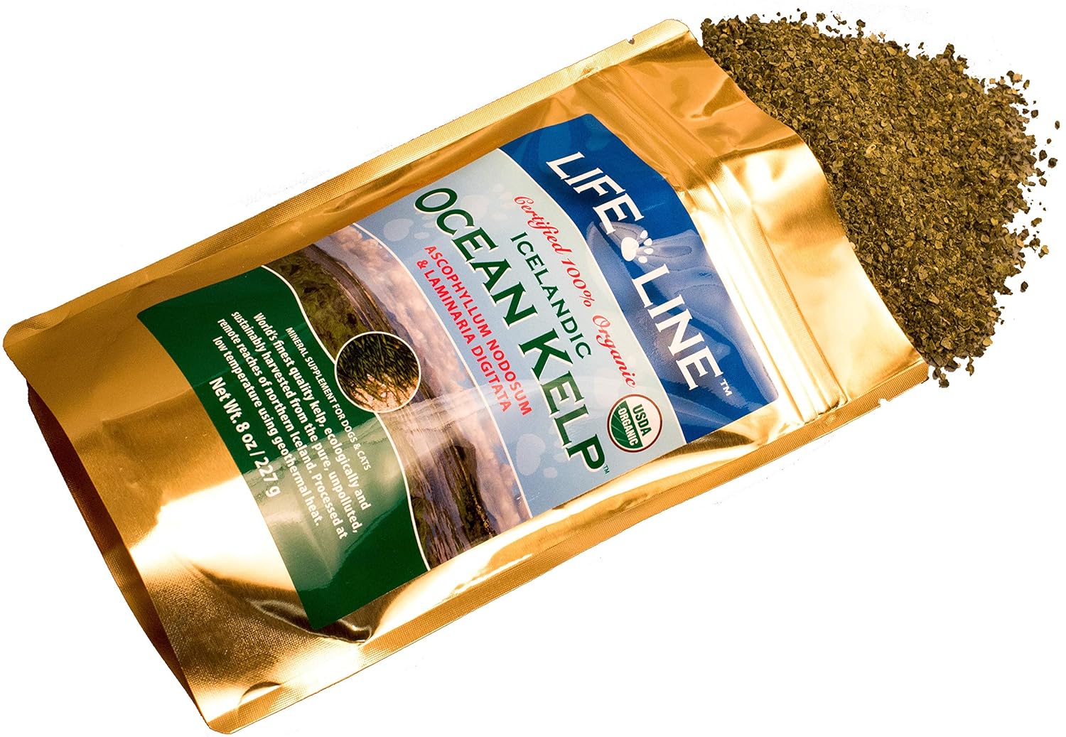 Línea de Vida orgánica mar Kelp Suplemento para Perros y ...