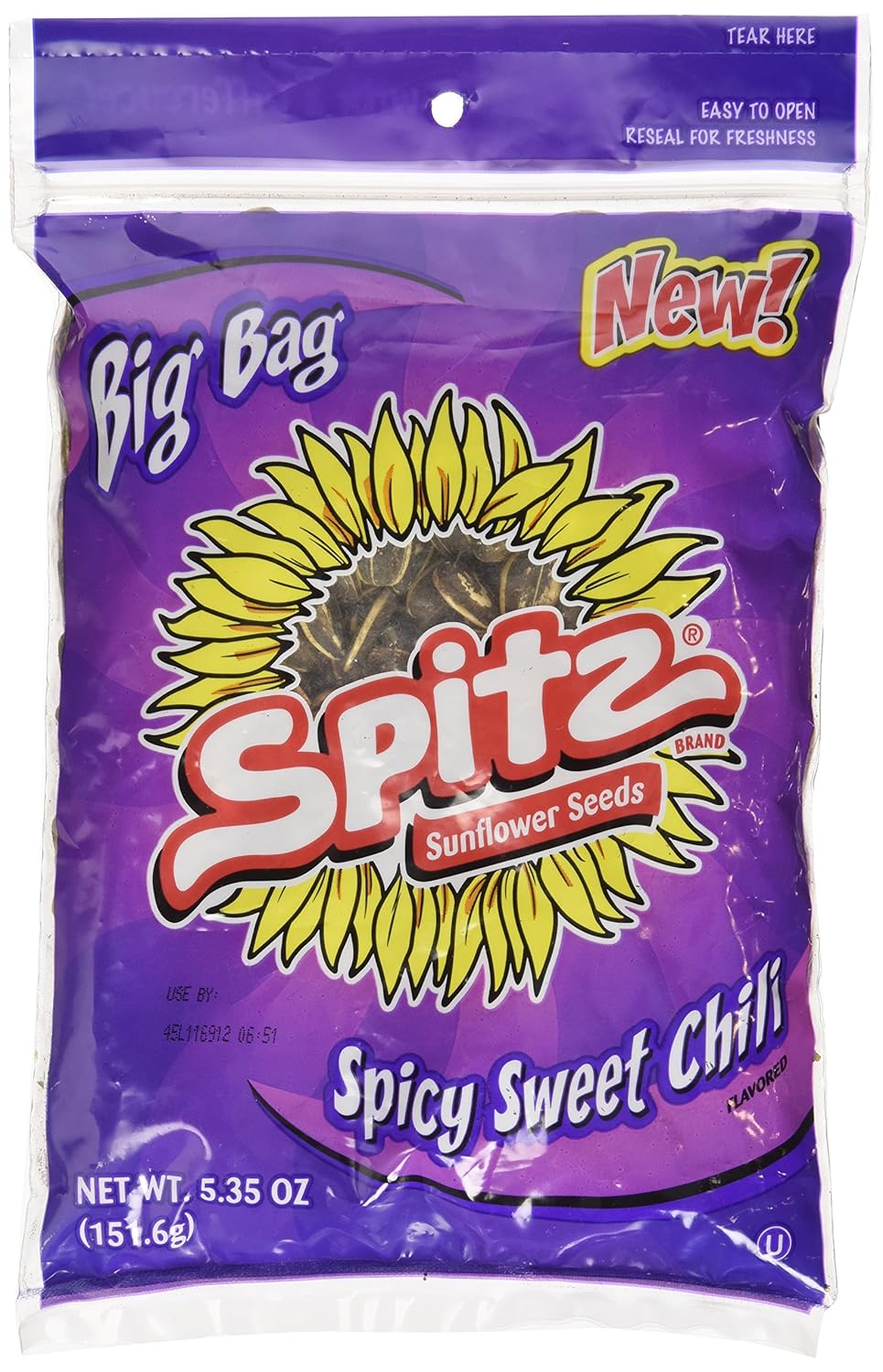 Spitz Spicy Sweet Chili Sunflower Seeds 5.35 Oz Grocery