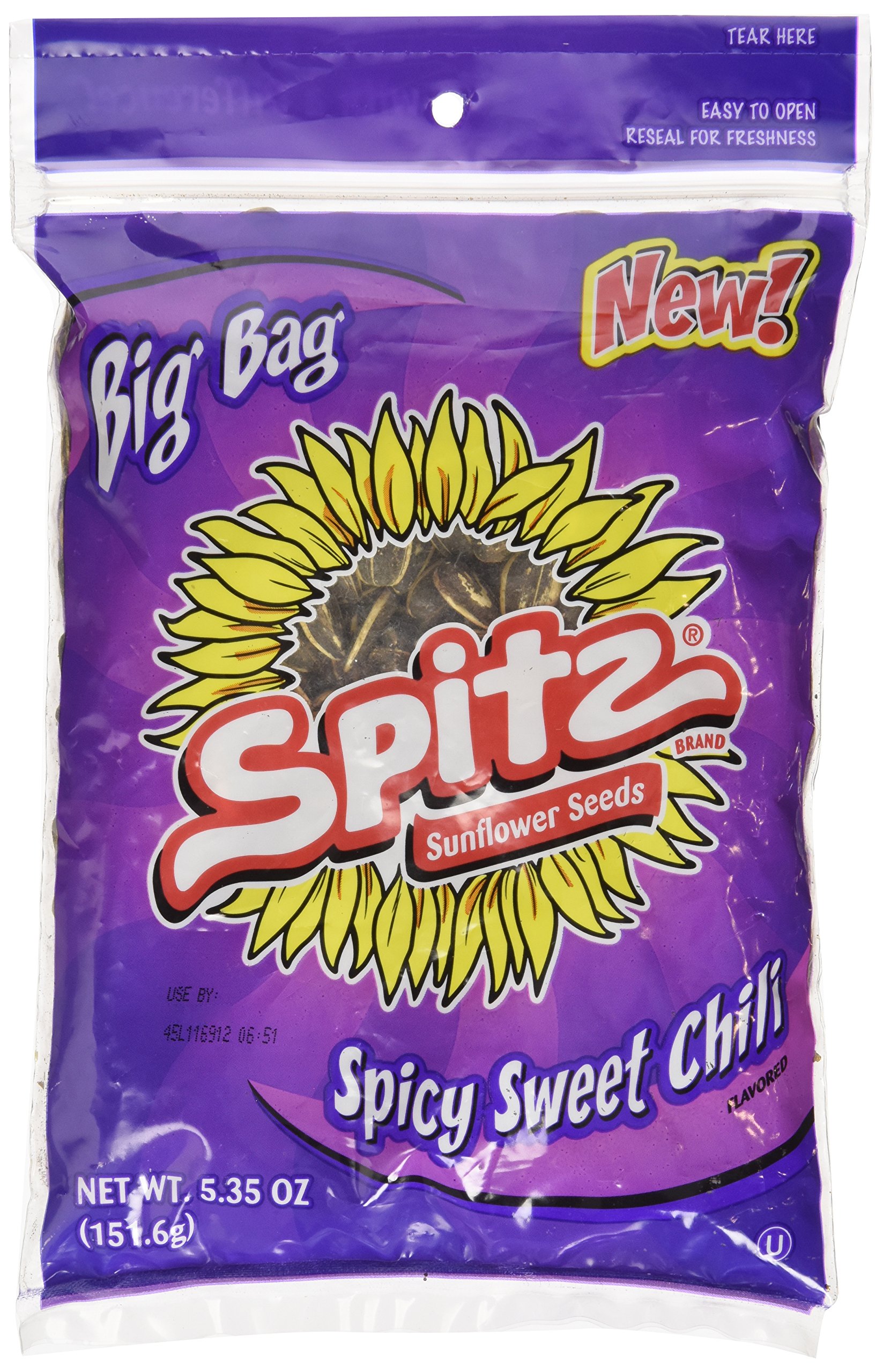 Spitz Dill Pickle Sunflower Seeds 6 Oz Bag Edible