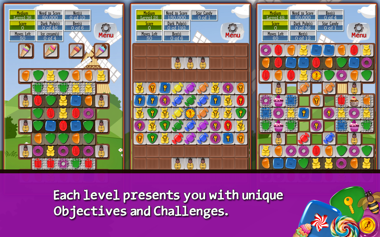 Sugar Drops - Match three puzzle - Thumbnail 3