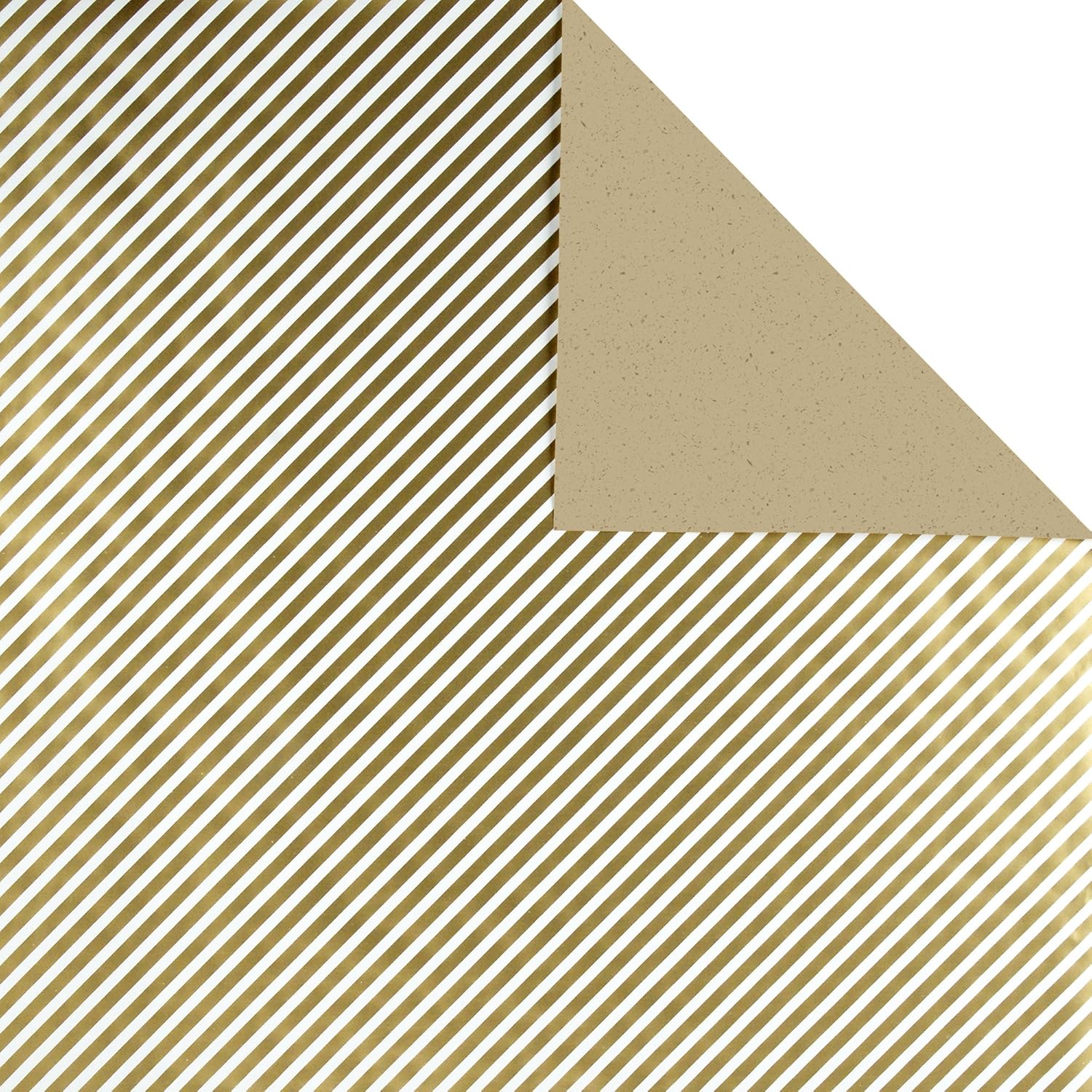 Hallmark Reversible Wrapping Paper, Kraft Gold and Pink (Pack of 3, 120 sq. ft. ttl.) for Mothers Day, Easter, Baby Showers, Birthdays, Weddings, Bridal Showers or Any Occasion: Kitchen & Dining