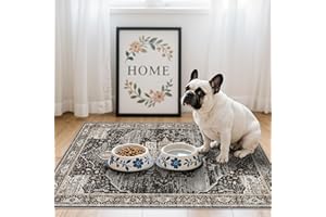 RUUGME Washable 2x3 Entryway Rug - Small Rug for Bathroom/Kitchen/Front Indoor Door Mat - Non Slip Farmhouse Decor - Throw Rugs with Rubber Backing Entrance Mat 2x3 Black