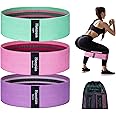 Honmein Resistance Bands for Working Out, 3 Levels Exercise Bands Workout Bands Set for Women Men, Hip Legs Booty Bands for Home Fitness, Gym, Yoga, Pilates