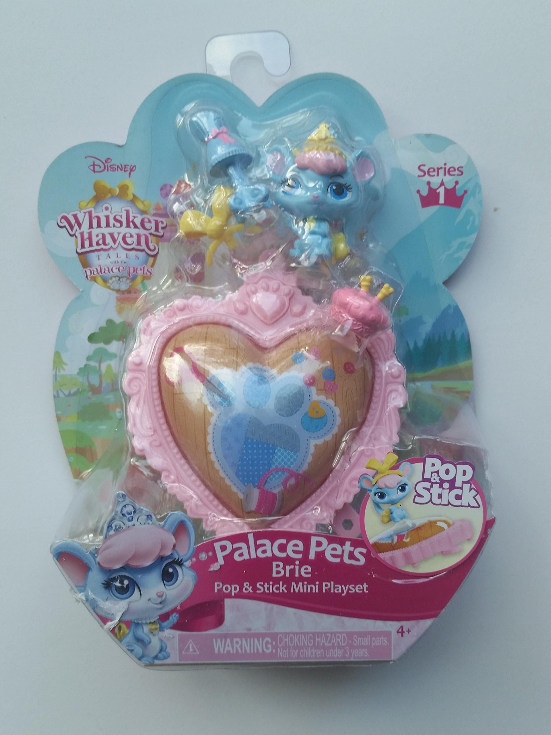 Palace Pets Brie Pop & Stick Mini Playset Disney Whisker Haven Series 1