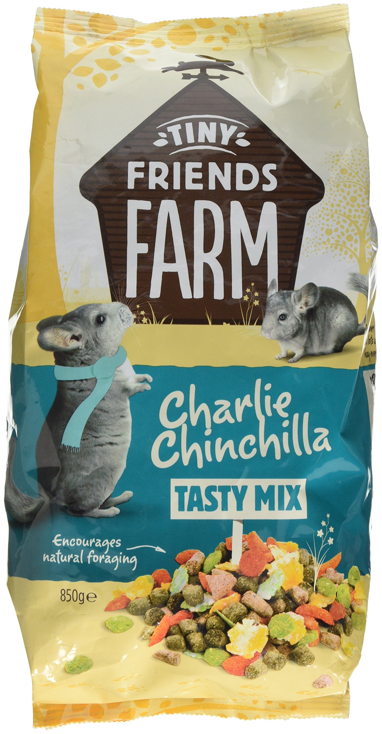 Supreme Petfoods Tiny Friends Farm Charlie Chinchilla Tasty Mix 850g may vary