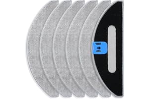 PENKINEER 6 Pack Replacement Mop Pads for irobot Roomba Combo i5 & j5 Series i5+ j5+ Robot Vacuum Cleaner Mop Pads Combo Microfiber Cleaning Pads, Replacement Accessories