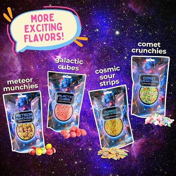 FREEZE DRIED SOUR LEMON HEADS CANDY, CRUNCHY CANDIES, SHARE SIZED, RESEALABLE BAG, 3 OUNCES