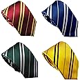 LilMents 4 Pack Pinstriped Formal Necktie Tie Set
