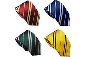 LilMents 4 Pack Pinstriped Formal Necktie Tie Set