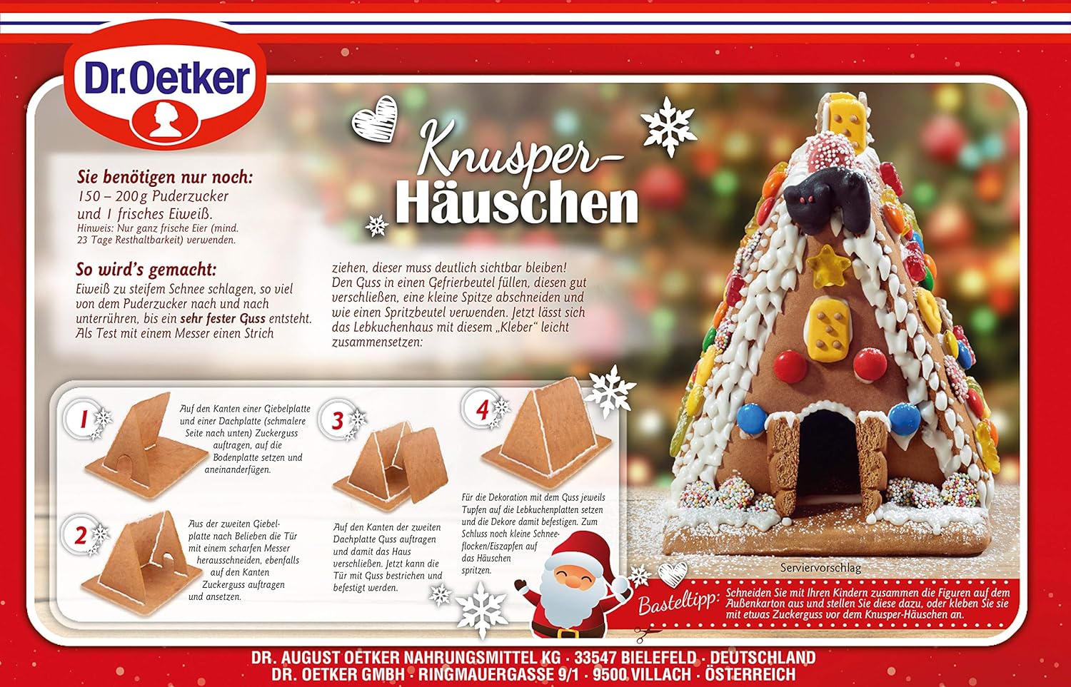 Dr Oetker Ginger Bread House Made In Germany Amazon Com Grocery
