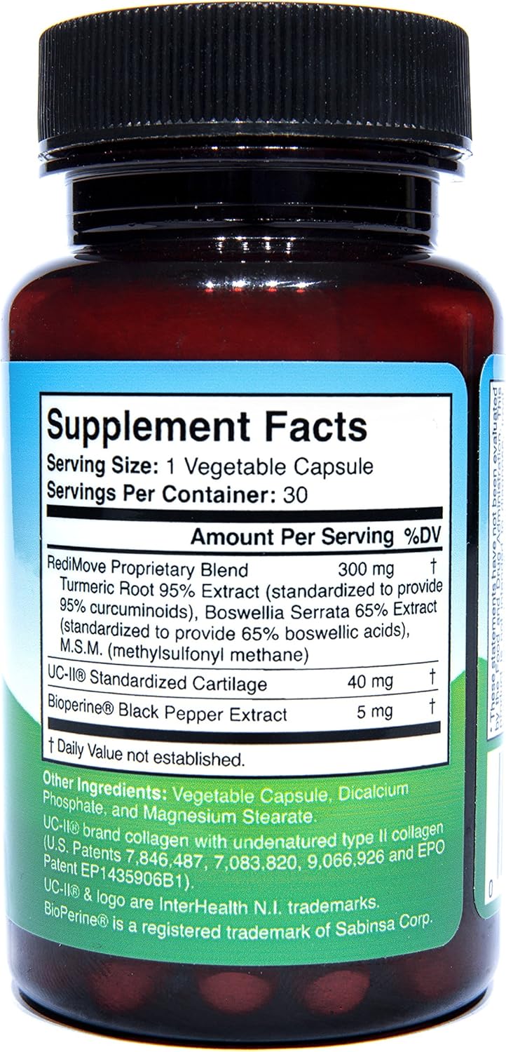 RediMove - Clinically-Proven Joint Pain Relief Supplement - Non-GMO, Gluten-Free: Health & Personal Care