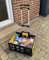 Stanley Folding Hand Truck 70 kg Capacity & Basket Holder 127mm Wheels view 7