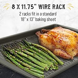 Checkered Chef Cooling Rack for Cooking and Baking