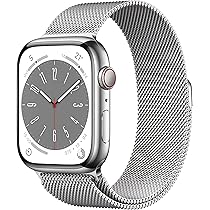 Apple Watch Series 8 [GPS + Cellular 45mm] Smart Watch w/Silver