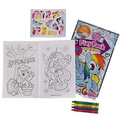 Download Buy Set Of 15 My Little Pony Play Packs Fun Party Favors Coloring Book Crayons Stickers Online In Indonesia B077yrgvmr