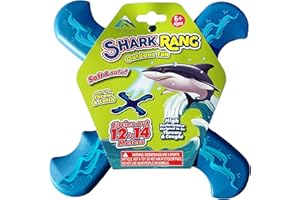 Shark Rang Boomerang - Great Beginner Boomerang for Kids or Adults. Soft and Safe.