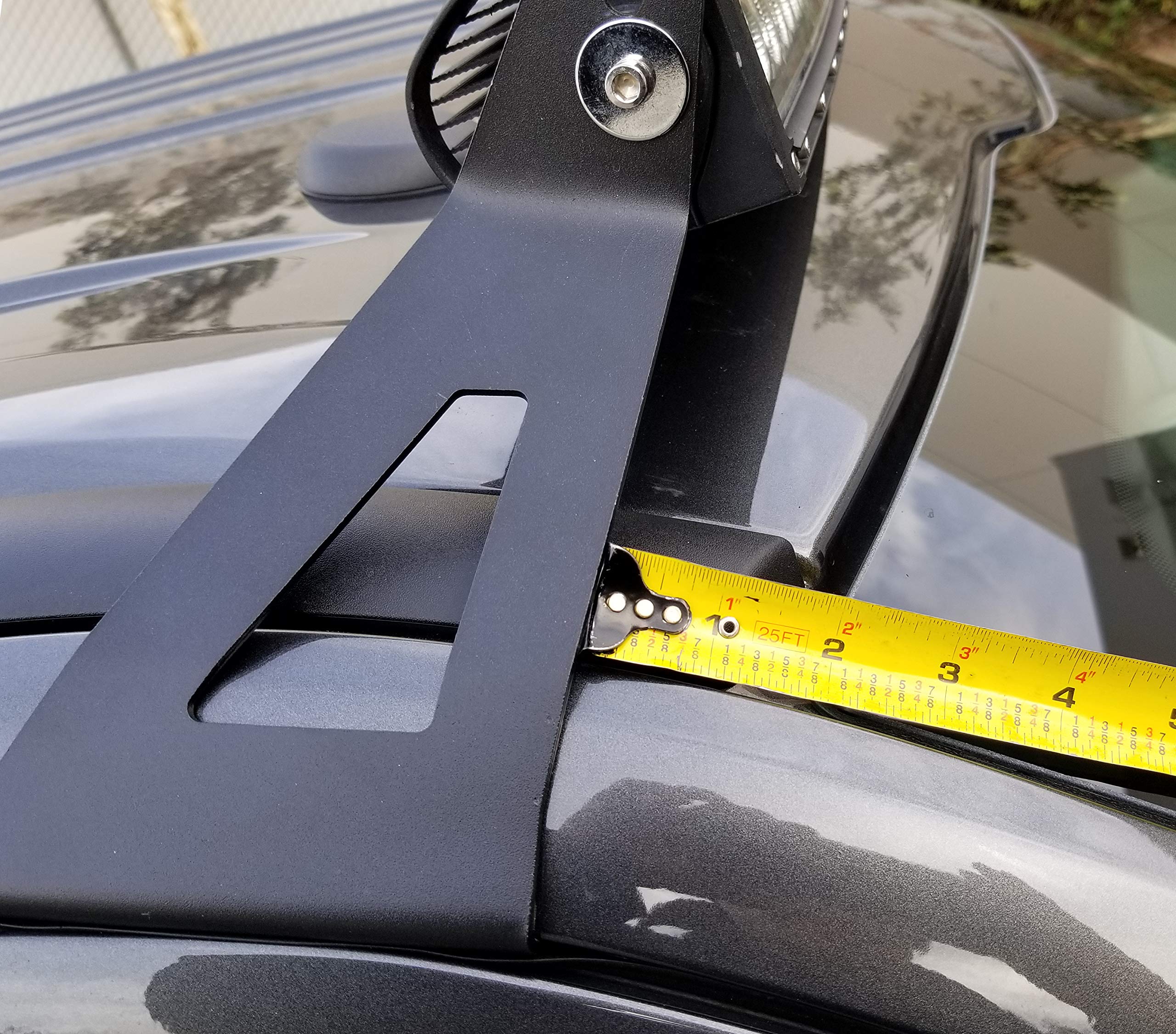 GS Power's 50 inch Curved LED Bar Light Mount Brackets. Mounts Off Road