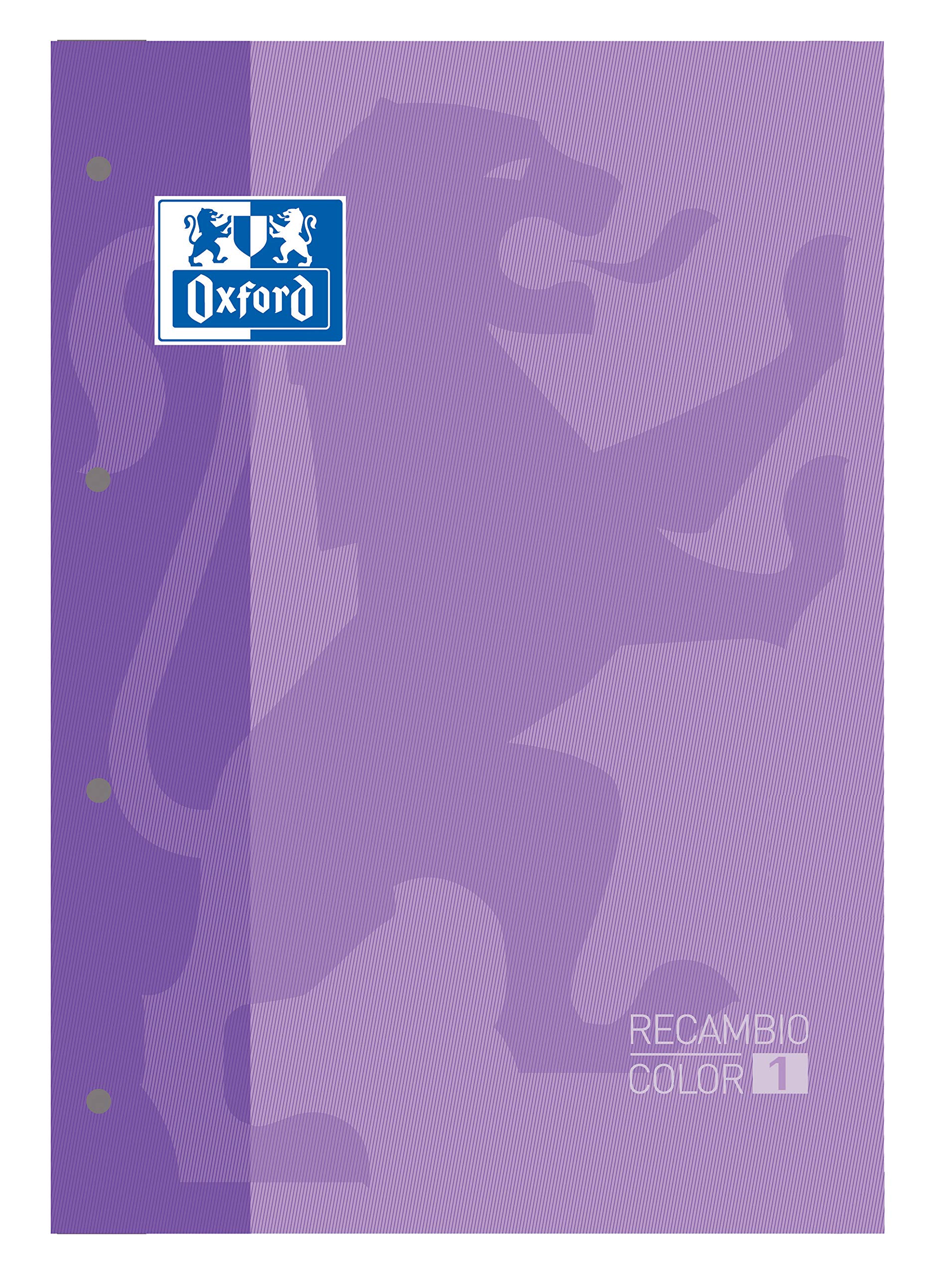 Oxford Recambloc A4 80hj 5x5 Mauve