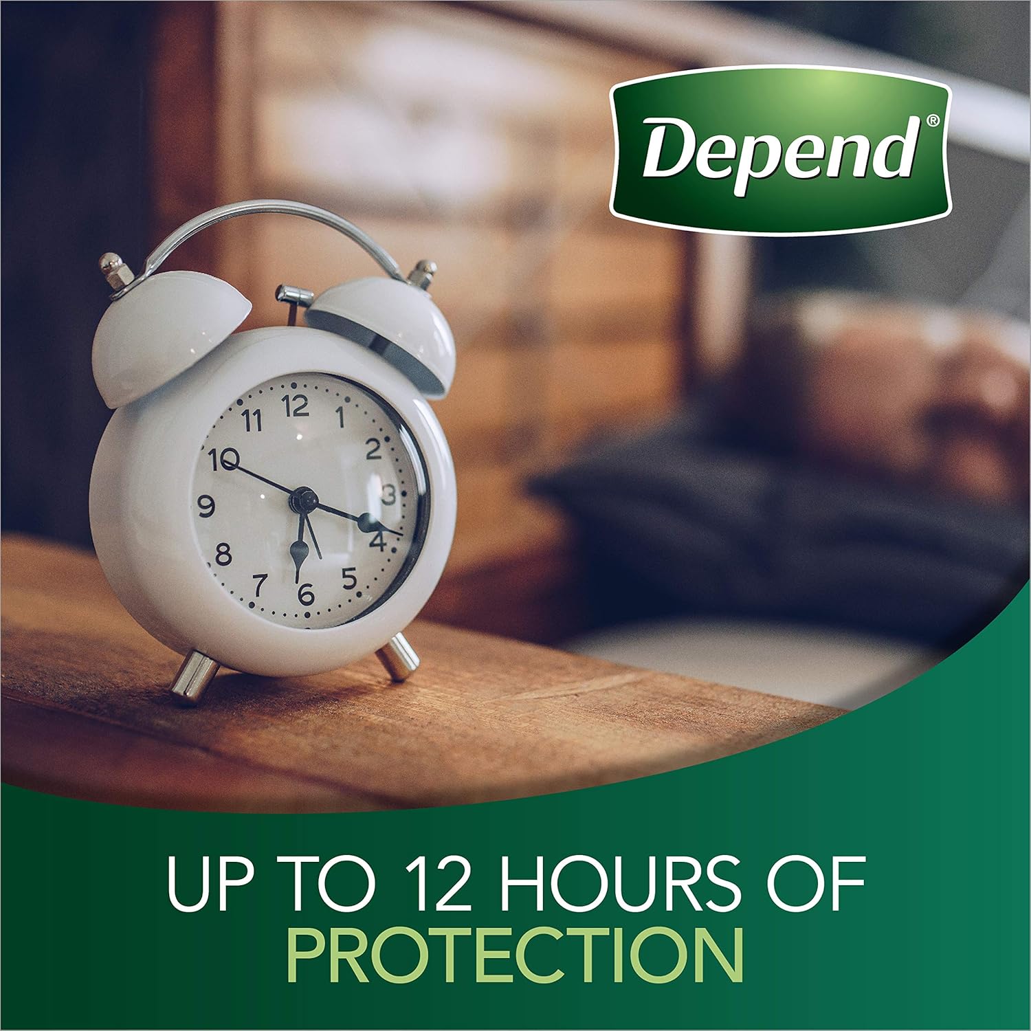 Depend Night Defense Incontinence Underwear for Men, Overnight, Disposable, Large, 28 Count (2 Packs of 14) (Packaging May Vary): Health & Personal Care