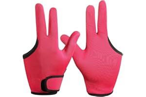 Geyoga 2 Pcs Heat Resistant Gloves for Hair Styling 3 Finger Barber Gloves Reusable Curling Wand Heat Protector for Hair Dye(
