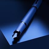 Parker IM Monochrome Fountain Pen Blue Finish Fine Nib Gift Box view 7