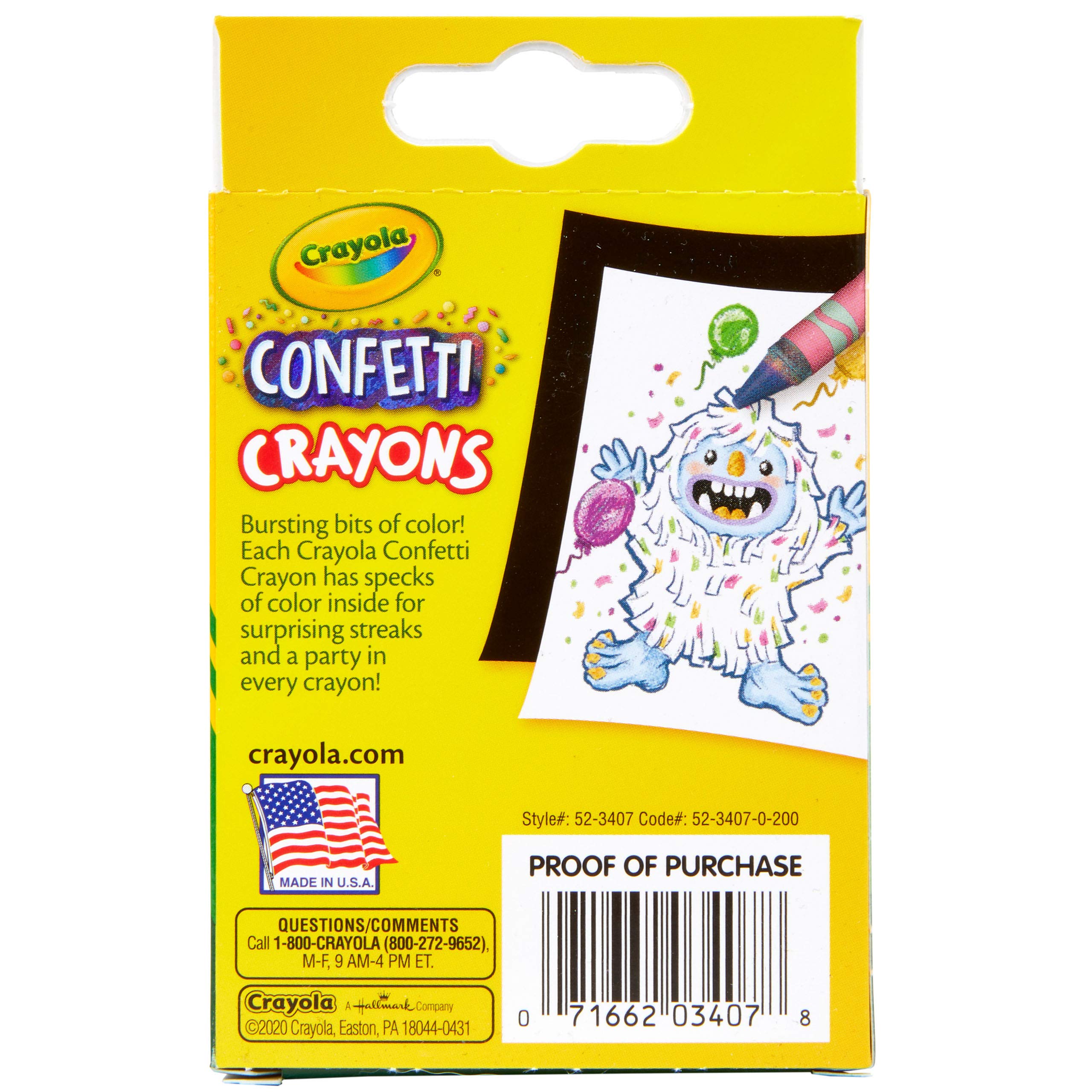 24 ct. Confetti Crayons