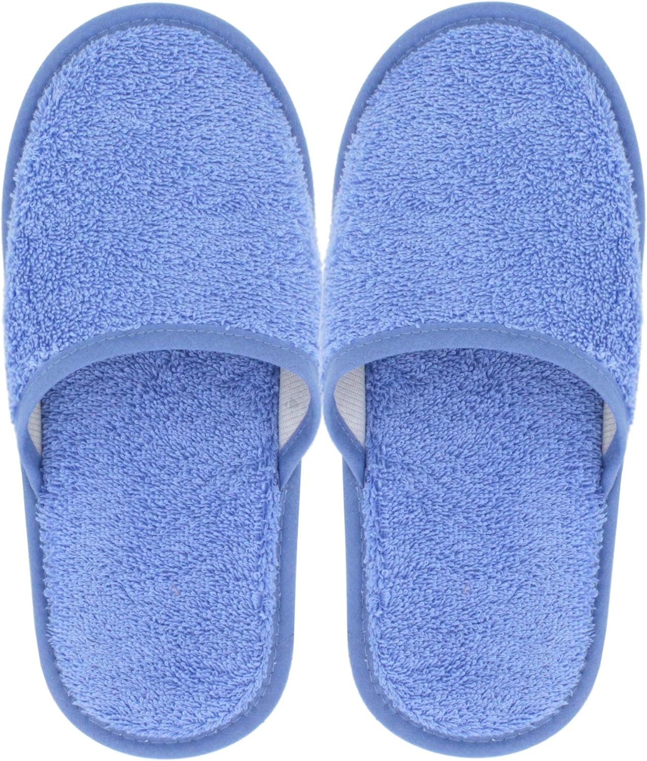 Linnea Pure Sea Blue Bath Slippers Size Small S 8 10 Amazon.co.uk